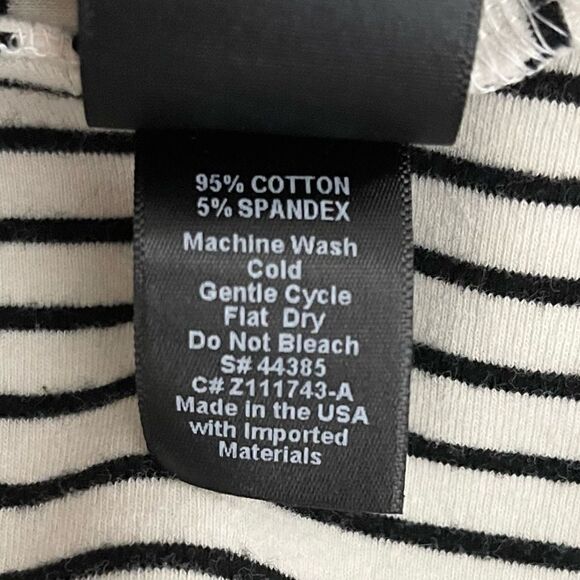 Agnes & Dora Striped Forever Open Cardigan Size Small 1/2 Sleeve Pockets Stretch - Picture 7 of 7